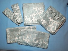 Duck Egg Blue brocade custom