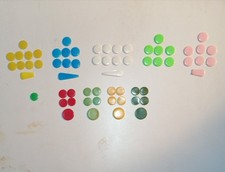 Vintage Tiddly Winks Plastic