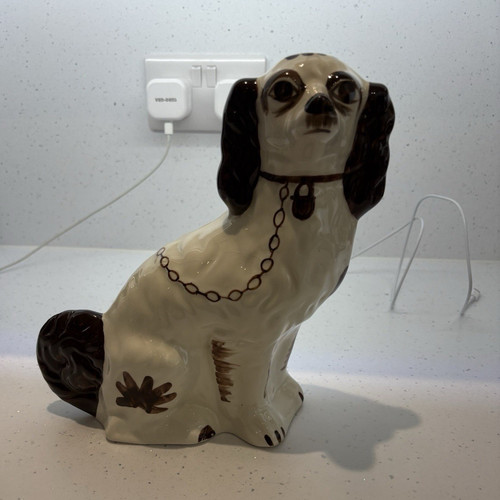 Ceramic hand painted - ceramic, spaniel