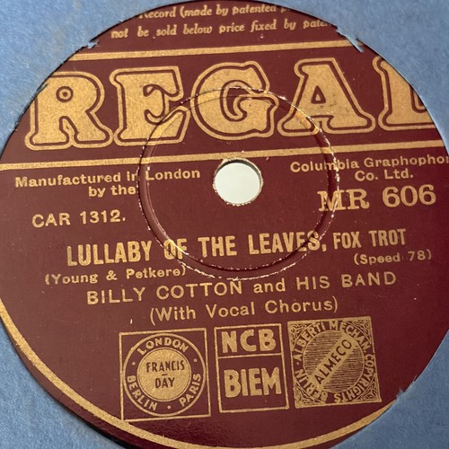 Billy cotton lullaby the - cotton, of