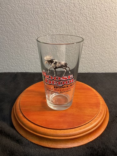 Moose drool brown ale glass - moose,
