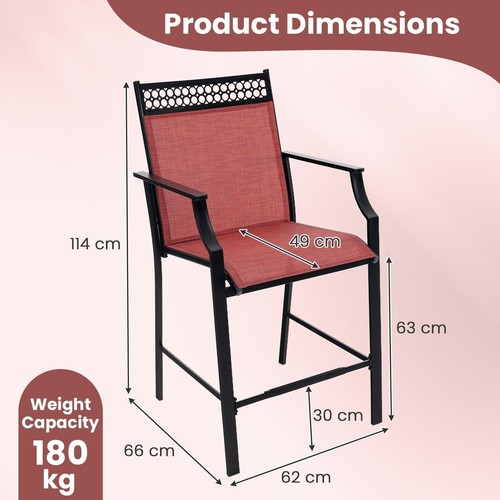 Fabric bar stool set - bar,