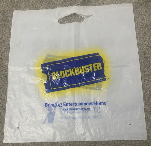 Blockbuster video plastic - blockbuster,