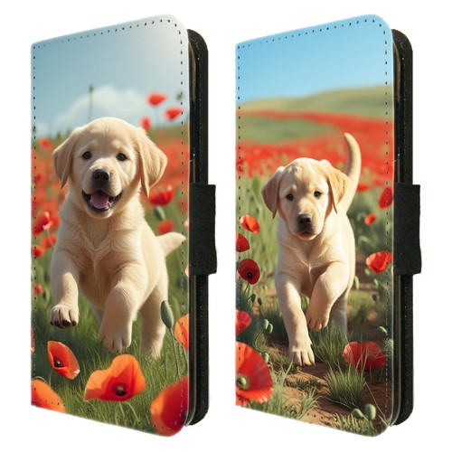 Cute golden labrador puppy dog - puppy,
