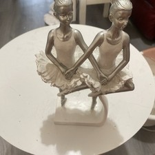 Ballet Dancers Figurine Silver