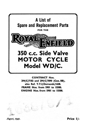 1940 royal enfield wd - 1940,