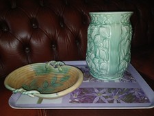 Large vase fruit dish crown - fruit,