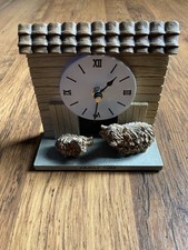 Next Hamish the Highland Cow Barn "Family Time" Mantel Clock