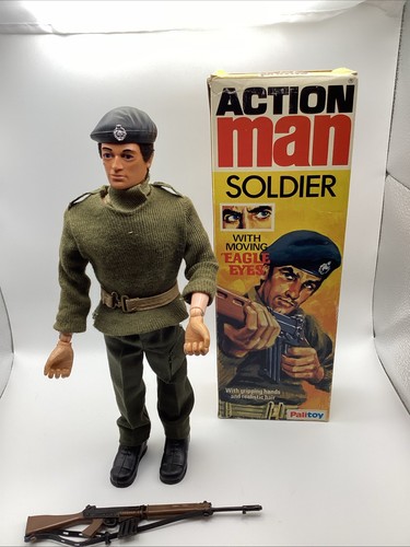 Vintage action man soldier - man,