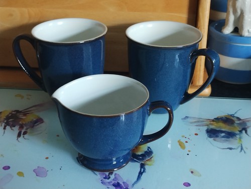 Denby boston blue mugs and - mugs,