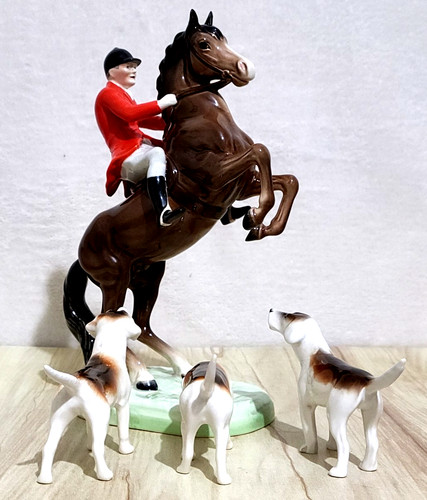 Beswick rearing huntsman - beswick,