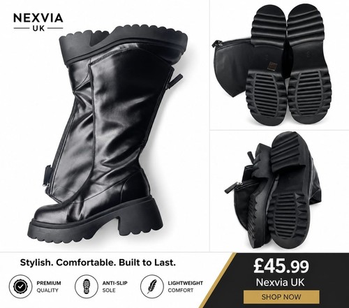 Women black chunky sole - women's,