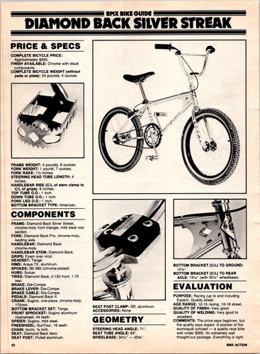 1983 diamond back - •,