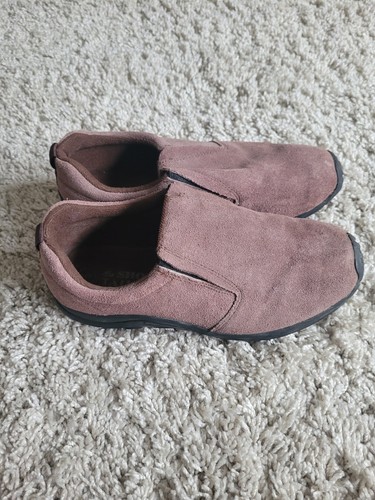 Suede walking shoes - walking, slip