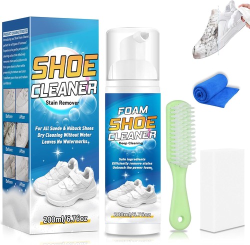 Shoe cleaning foam kit 200ml - kit,