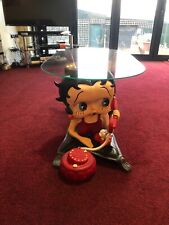 VERY RARE Large BETTY BOOP glass table