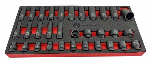 Britool 32pce air impact - 3/8d,