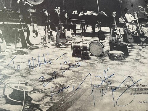 Queen jazz signed - -, by