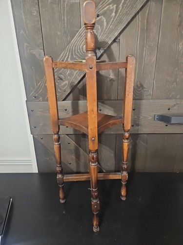 Antique turned side table - antique,