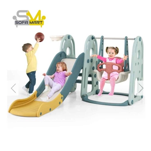 Kids slide swing - slide, set