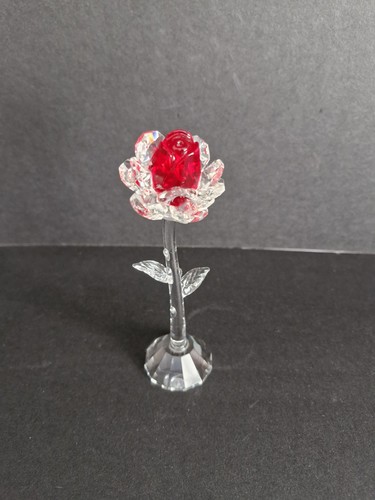Lead crystal glass red - lead, rose