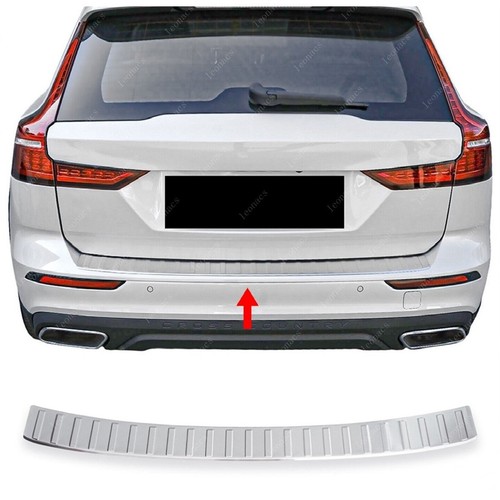 Chrome rear bumper protector - rear,