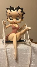BETTY BOOP  On A Swing Figurine  Large NEW Vintage Discontinued BOXED Gift