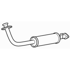 Front Exhaust Pipe & Silencer