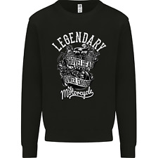 Legendary Shovelhead Motorcycle Biker Mens Sweatshirt Jumper