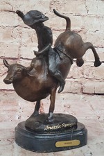 Bronze Marble Statue Bronco
