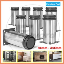 Plinth Feet Kitchen Cabinet Carcase Unit Base Stainless Steel Adjustable Legs