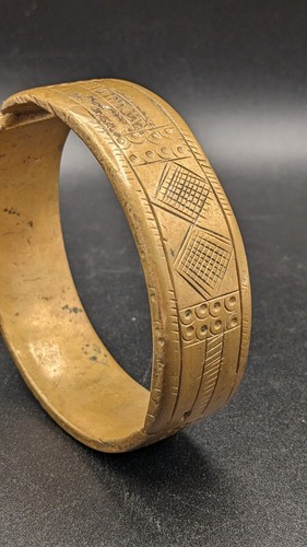 Antique brass bracelet ø - antique,