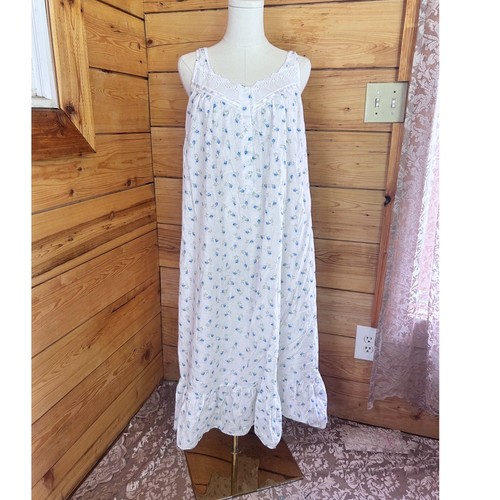 Vintage cotton nightgown - vintage,