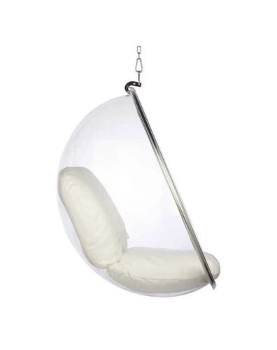 Silver hanging acrylic bubble - hanging,