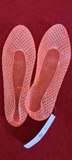 LADIES JELLY SHOES Size 8 PEACH GREAT FOR HOLIDAY BEACH CASUAL WEAR 