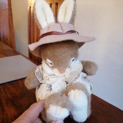 Vintage soft plush toy bunnies - vintage,