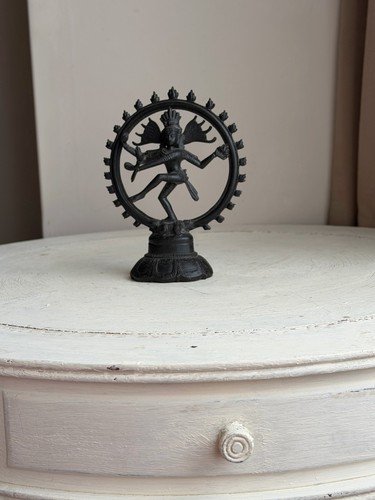Nataraja statue antique brass - nataraja,