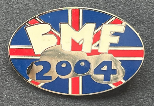 Motorcycle pin badge bmf rally - badge,