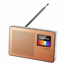 NEW GOODMANS Canvas 2 Colour  Blush Copper contemporary, portable DAB radio