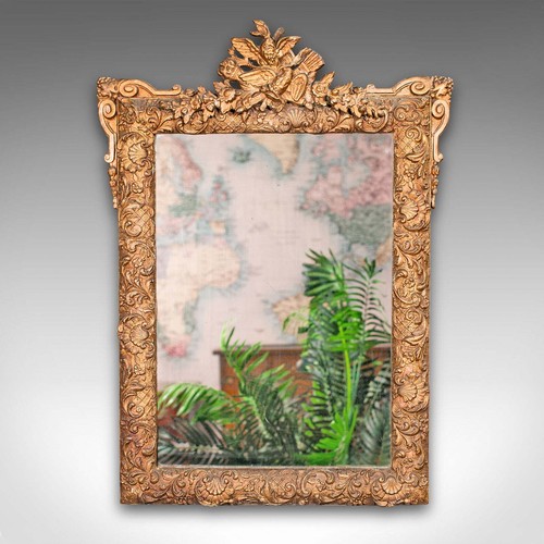 Antique wall mirror italian - antique,