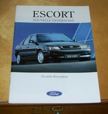 FORD ESCORT NOUVELLE GENERATION Un style d'exception SALES BROCHURE August 1992 