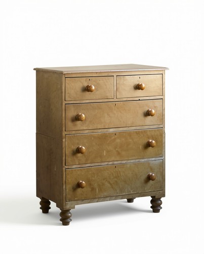 Antique storage painted chest - storage,
