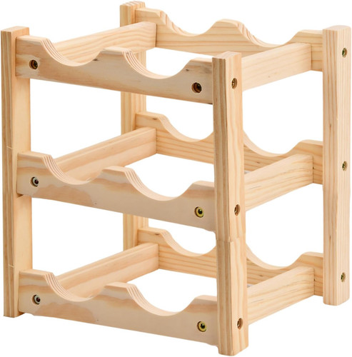 Wooden wine rack tier - wooden,