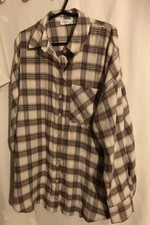 Loose long sleeve Check Shirt