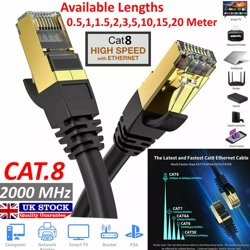 Ethernet cable rj45 cat8 - ethernet,