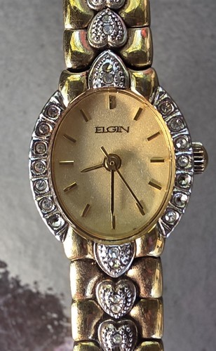 Vtg elgin ladies quartz watch - ladies,