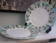 Set of 4 Vintage Montrose Gladstone Bone China side plates 17 cm diameter