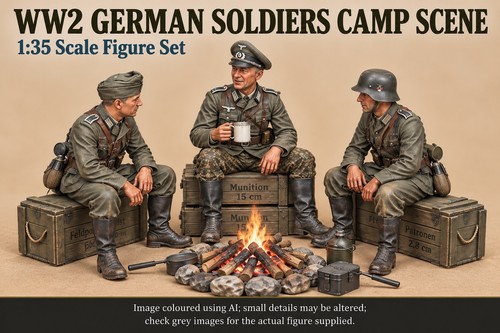 Ww2 german camp scene - camp,