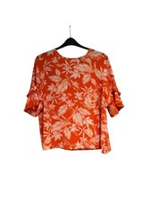 Primark Orange Floral Blouse