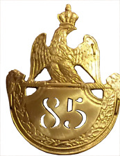 The French Napoleonic (85ème Régiment) Shako plate